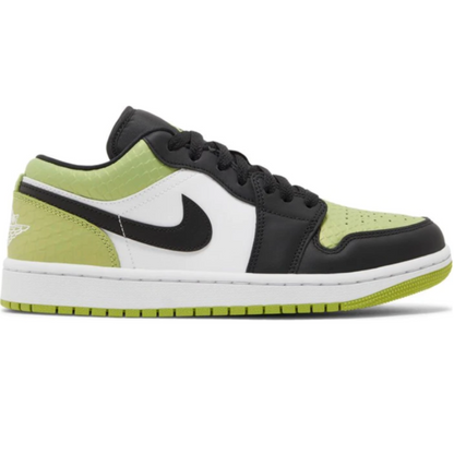 Air Jordan 1 Low Snakeskin Vivid Green