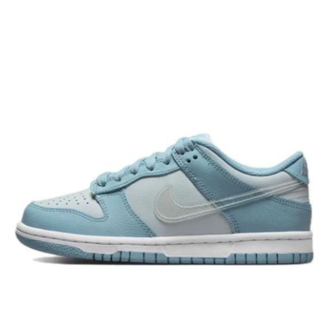 Nike Dunk Low Clear Swoosh Blue