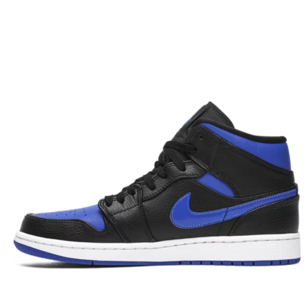 Air Jordan 1 Mid 'Black Hyper Royal'