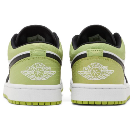 Air Jordan 1 Low Snakeskin Vivid Green