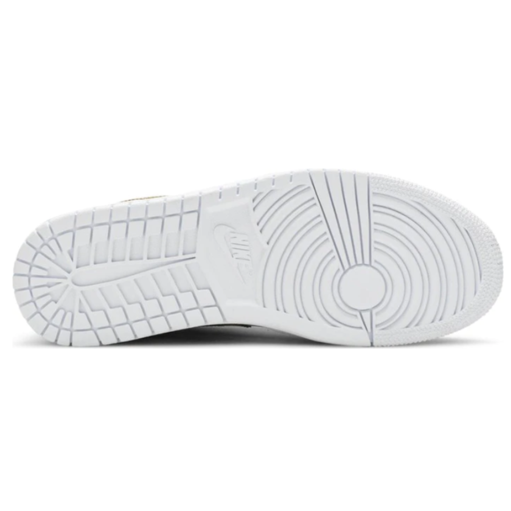 Air Jordan 1 Low Metallic Gold White
