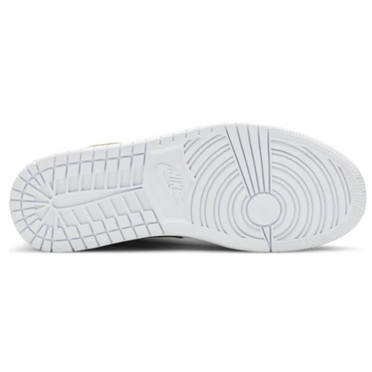 Air Jordan 1 Low Metallic Gold White