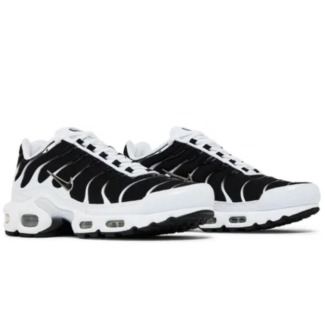 Nike Air Max Plus Tn Black White Metallic Pewter