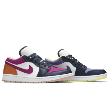Air Jordan 1 Low SE 'Mismatched - Purple Magenta