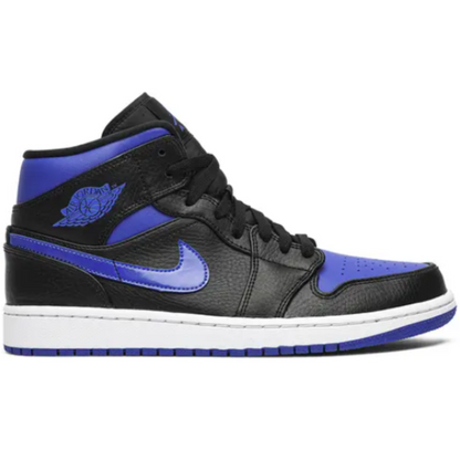 Air Jordan 1 Mid 'Black Hyper Royal'